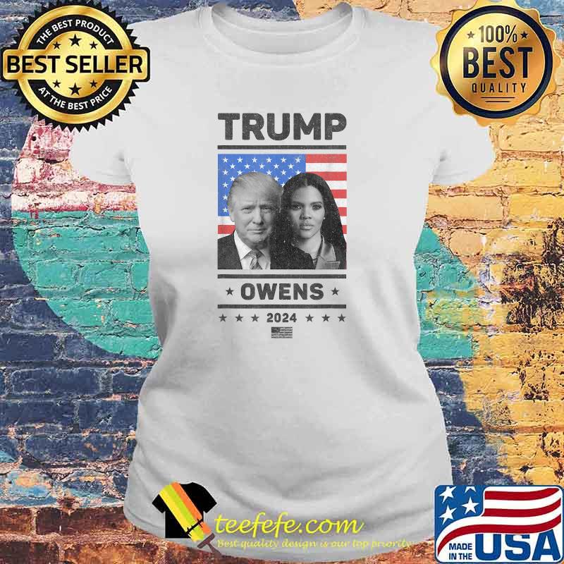 President Donald Trump and Vice President Candace Owens 2024 American Flag Shirt Laides tee President Donald Trump and Vice President Candace Owens 2024 American Flag Shirt Laides tee