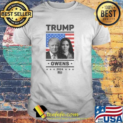 President Donald Trump and Vice President Candace Owens 2024 American Flag Shirt
