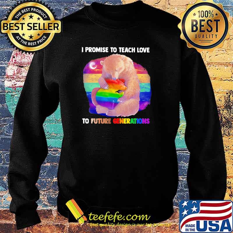 Promise To Teach Love To Future Generations Bear LGBT Shirt Sweater Promise To Teach Love To Future Generations Bear LGBT Shirt Sweater