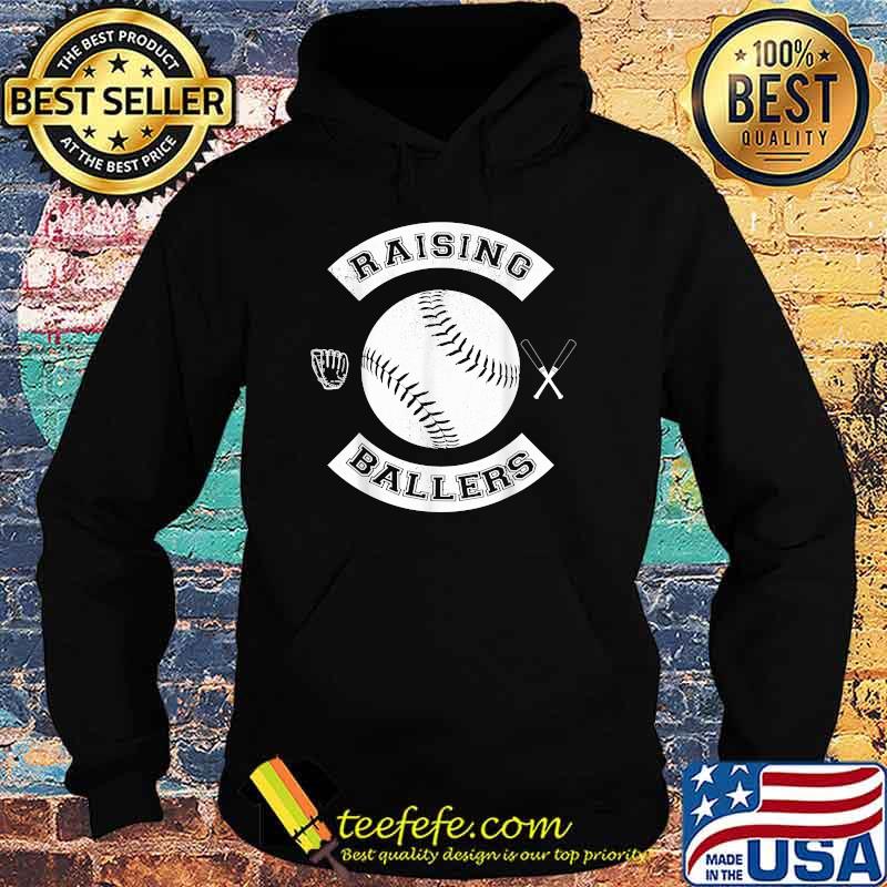 Raising Ballers Baseball Softball Shirt Hoodie Raising Ballers Baseball Softball Shirt Hoodie