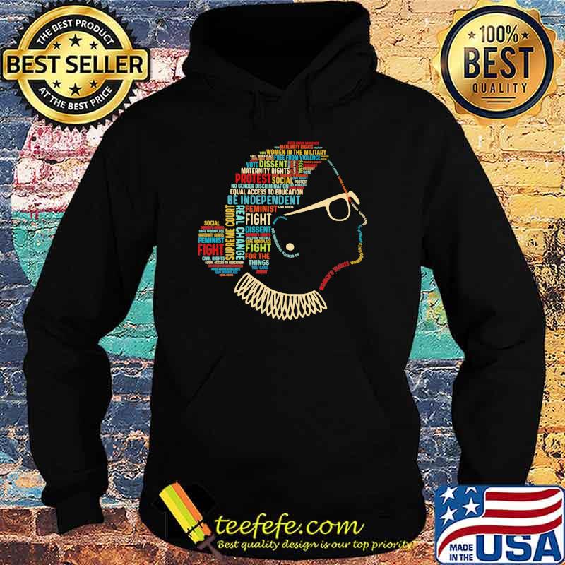 RBG silhouette Supreme Court Real Change Shirt Hoodie RBG silhouette Supreme Court Real Change Shirt Hoodie