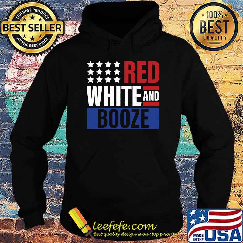 Red White and Booze Shirt Hoodie