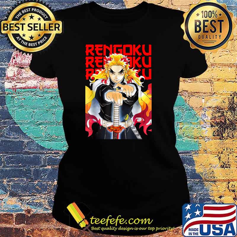 Rengoku Funny Artwork Shirt Ladies tee Rengoku Funny Artwork Shirt Ladies tee