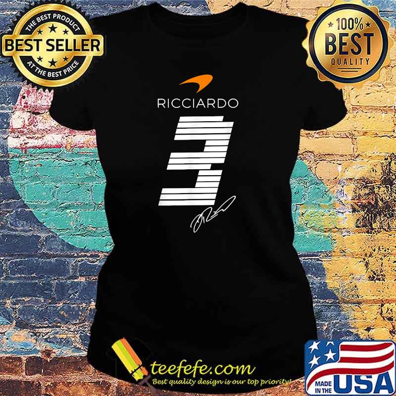 Ricciardo signature logo Shirt Ladies tee Ricciardo signature logo Shirt Ladies tee
