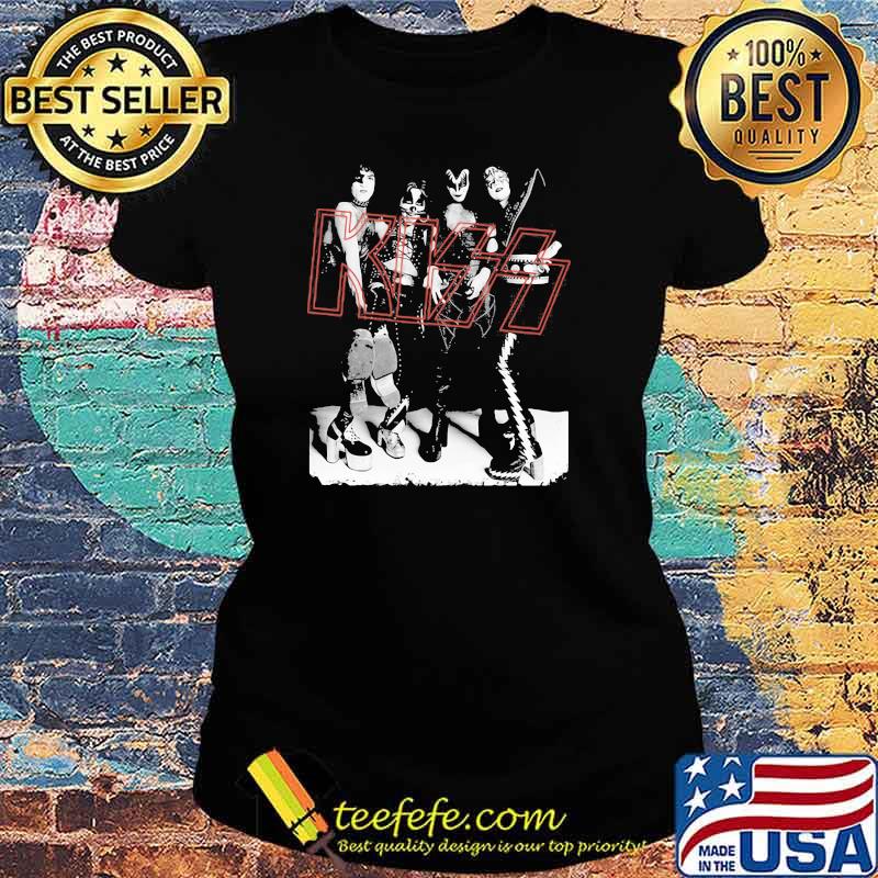 Rock And Roll band Music Kiss Ladies tee Rock And Roll band Music Kiss Ladies tee