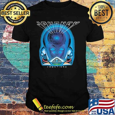 Rock Band Music Group Frontiers Alien Head Adult Raglan Shirt