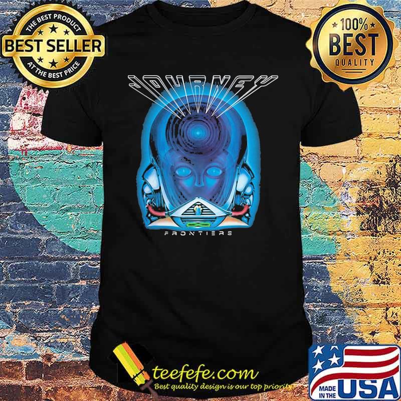Rock Band Music Group Frontiers Alien Head Adult Raglan Shirt