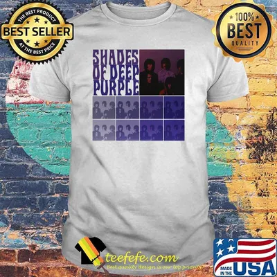 Shades of deep purple band rock shirt