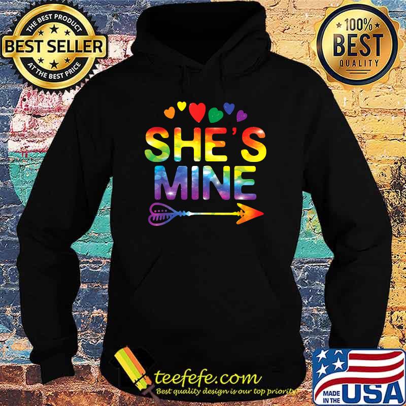 She's Mine Matching LGBT Pride T-Shirt Hoodie She's Mine Matching LGBT Pride T-Shirt Hoodie