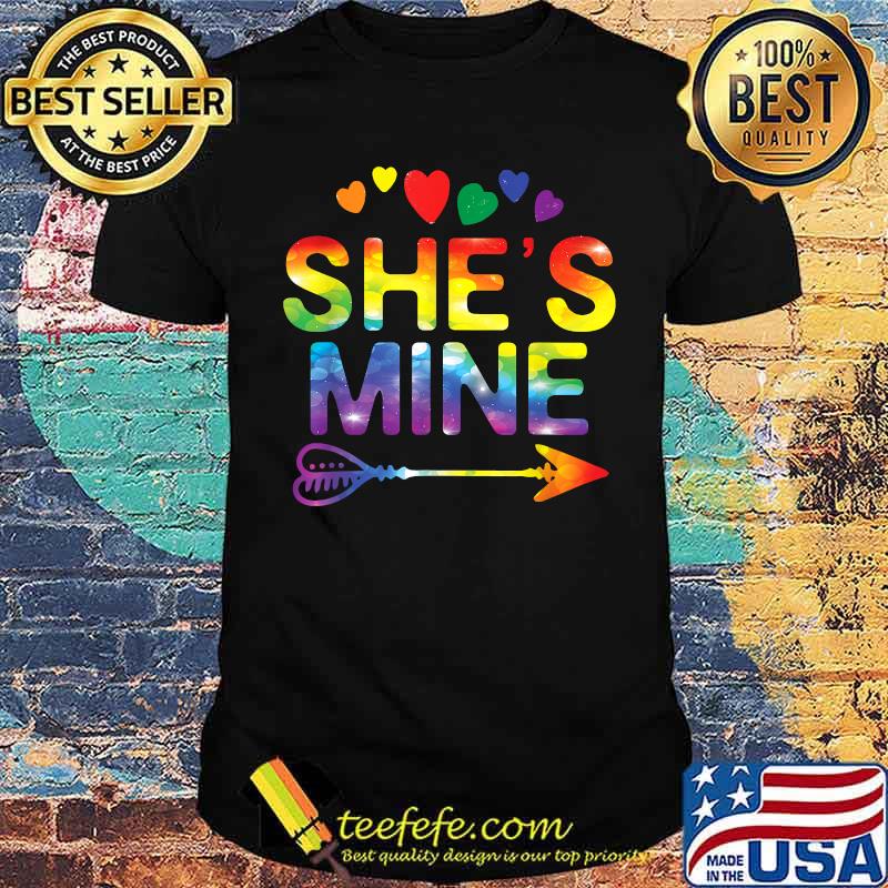 She's Mine Matching LGBT Pride T-Shirt