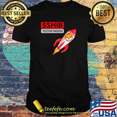 $SHIB to the Moon Shiba Inu Crypto Shirt