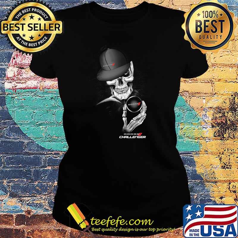 Skull Dodge Challenger Ladies tee Skull Dodge Challenger Ladies tee