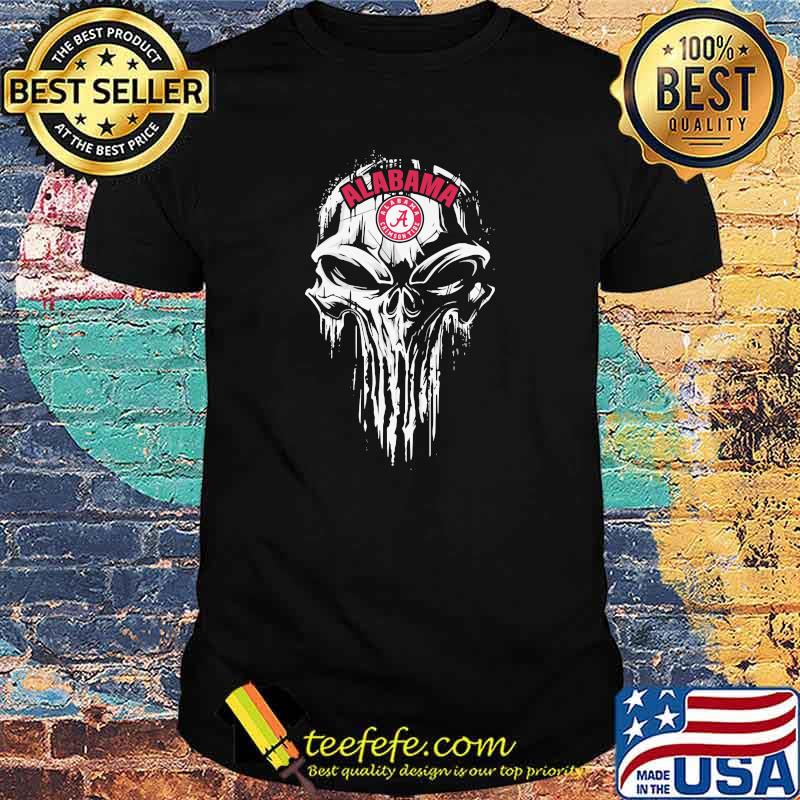 Skull with Logo Alabama Crimson Shirt