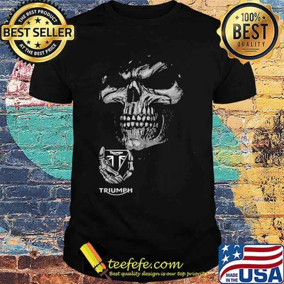 Skull with Triumph logo shirt