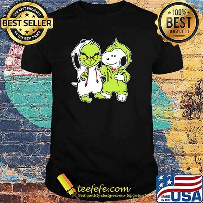 Snoopy And Grinch Shirt