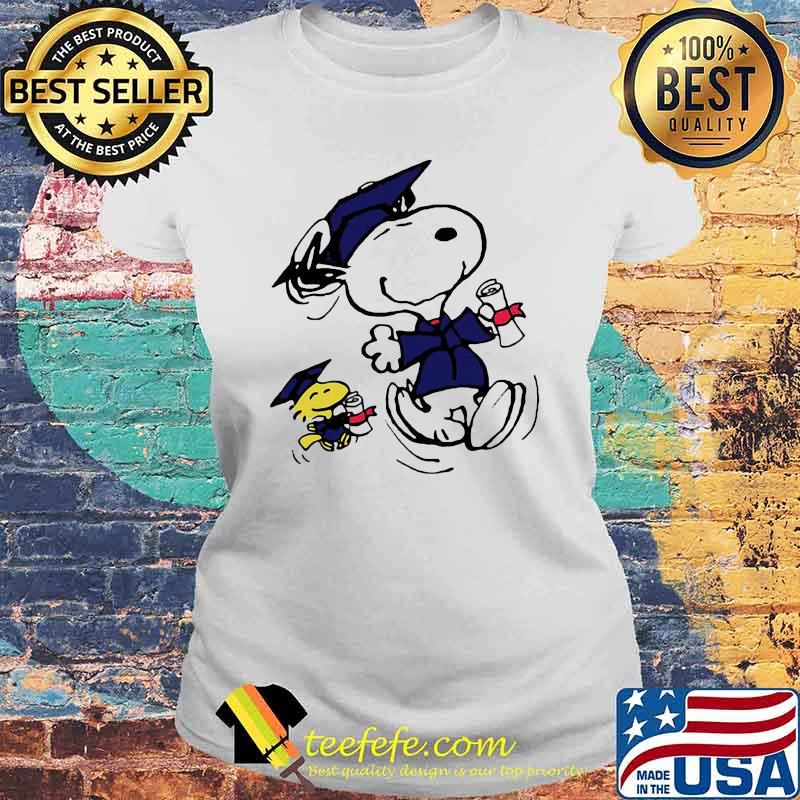 Snoopy and woodstock graduation class Laides tee Snoopy and woodstock graduation class Laides tee