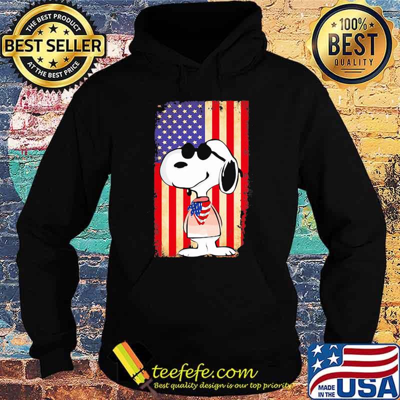 Snoopy Wear American Flag Vintage Shirt Hoodie Snoopy Wear American Flag Vintage Shirt Hoodie