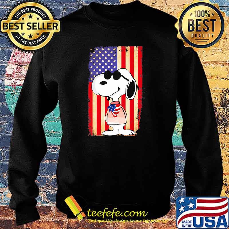 Snoopy Wear American Flag Vintage Shirt Sweater Snoopy Wear American Flag Vintage Shirt Sweater