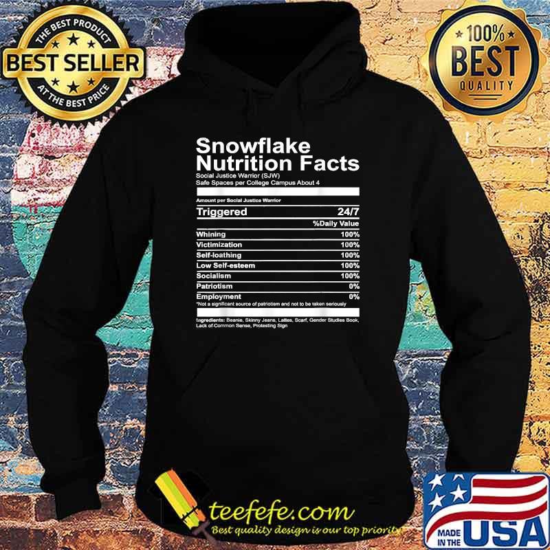 Snowflake nutrition facts Socialist Capitalism funny T-Shirt Hoodie Snowflake nutrition facts Socialist Capitalism funny T-Shirt Hoodie