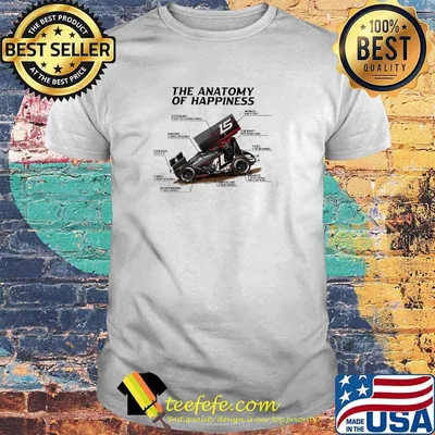Sprint Car Racing The Anatomy Of Happiness Shirt