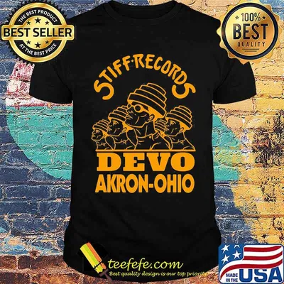 Stiff records devo akron ohio shirt