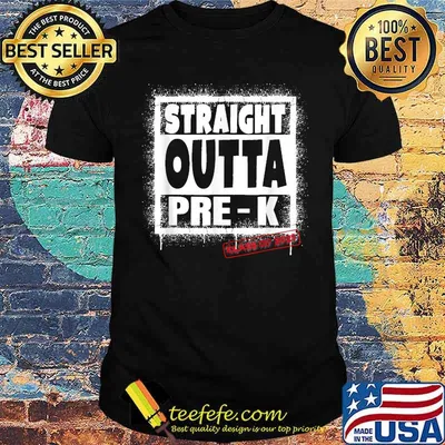 Straight Outta Pre-K Graduation Class Of 2021 T-Shirt