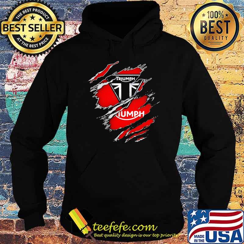 Super hero Triumph logo Hoodie Super hero Triumph logo Hoodie