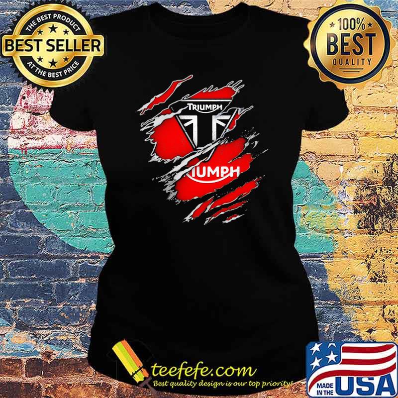 Super hero Triumph logo Ladies tee Super hero Triumph logo Ladies tee