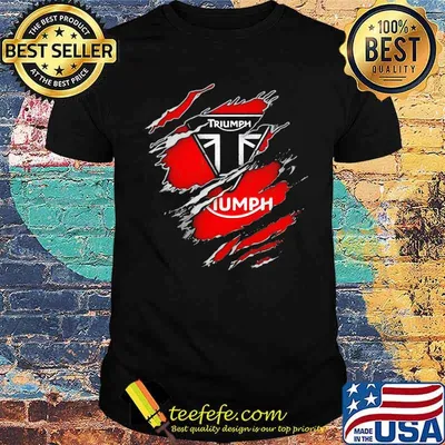Super hero Triumph logo shirt