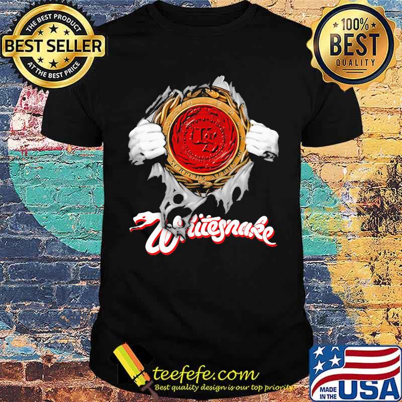 Superhero whitesnake logo shirt Superhero whitesnake logo shirt