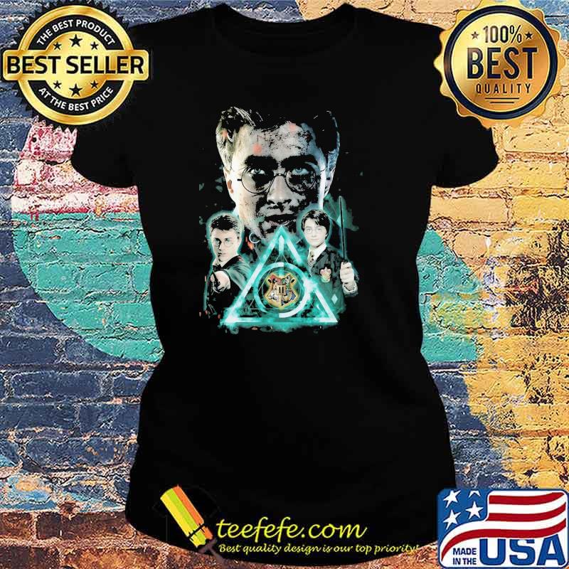 Symbol Blue Effect Harry Potter Shirt Ladies tee Symbol Blue Effect Harry Potter Shirt Ladies tee