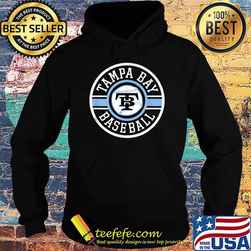 Tampa Bay Baseball Retro Badge Ray Shirt Hoodie Tampa Bay Baseball Retro Badge Ray Shirt Hoodie