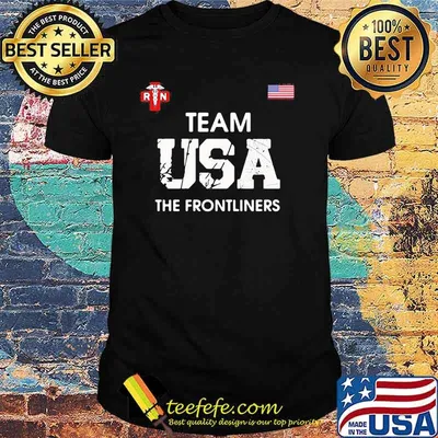 Team USA The Frontliners American Flag Shirt