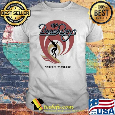 The beach boys 1983 tour surfing shirt