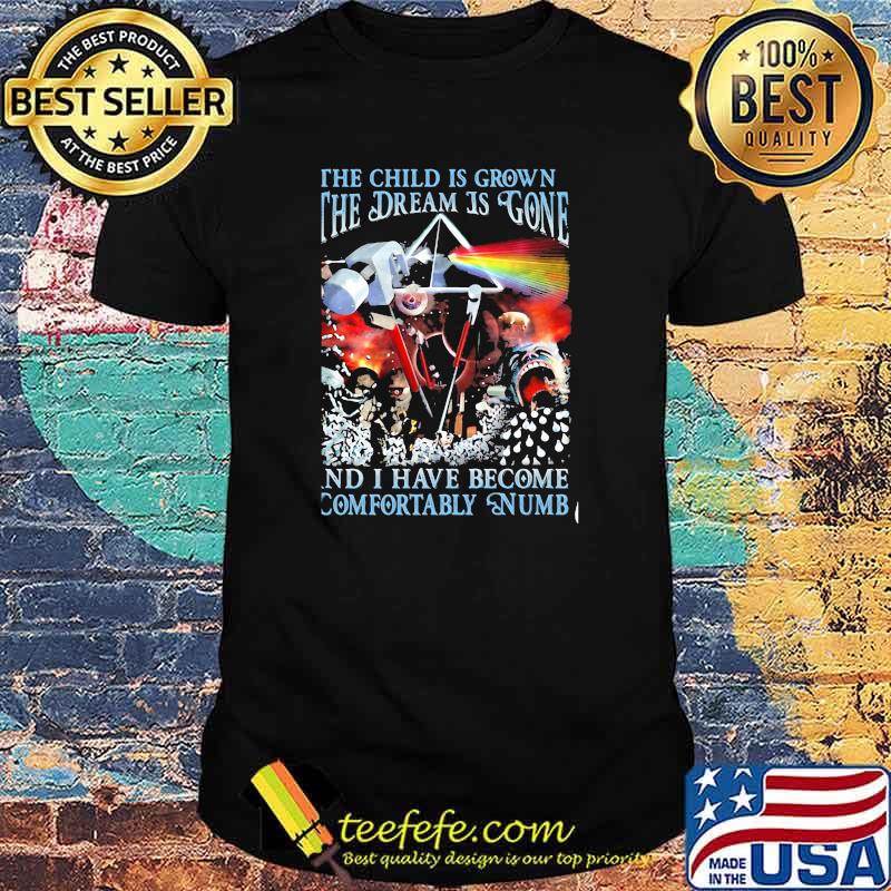 The child is grown the dream is gone and i have become comfortably numb Pink floyd shirt The child is grown the dream is gone and i have become comfortably numb Pink floyd shirt