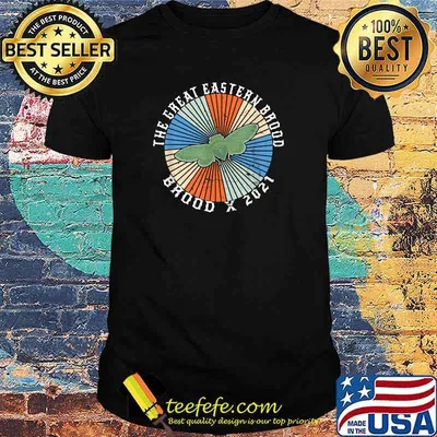 The Great Eastern Brood X 2021 Meme Periodical Cicada Insect Invasion Shirt