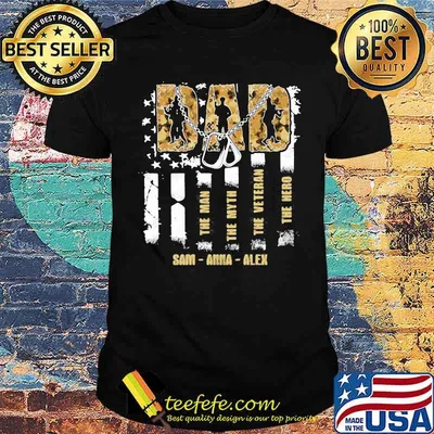 The Man The Myth The Veteran The Hero Shirt