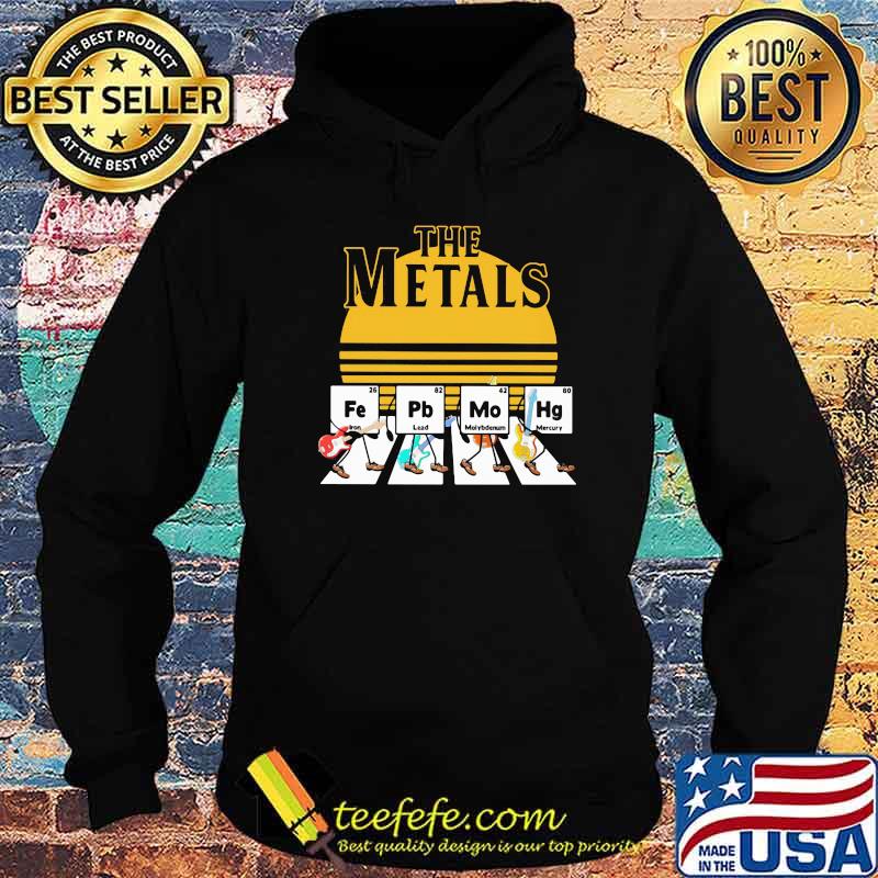 The metals fe Pb Mo Hg Abbey road sunset chemistry Hoodie The metals fe Pb Mo Hg Abbey road sunset chemistry Hoodie