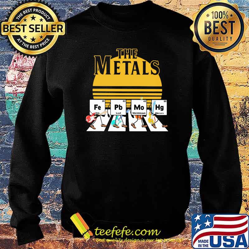 The metals fe Pb Mo Hg Abbey road sunset chemistry Sweater The metals fe Pb Mo Hg Abbey road sunset chemistry Sweater