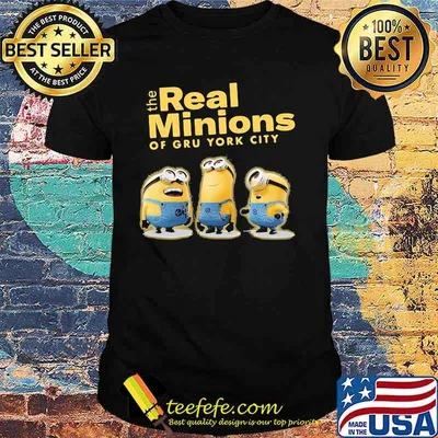 The Real Minions Of Gru York City Shirt