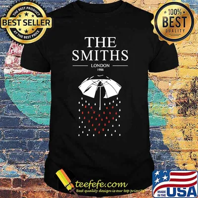 The smiths london 1986 umbrella heart shirt