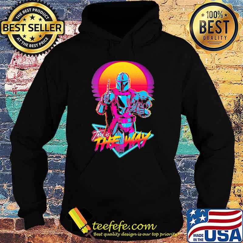 This is the way the mandalorian yoda sunset Hoodie This is the way the mandalorian yoda sunset Hoodie