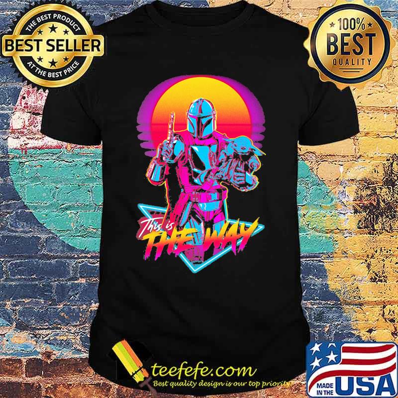 This is the way the mandalorian yoda sunset shirt This is the way the mandalorian yoda sunset shirt
