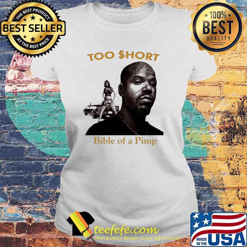 Too short Bible of a Pimp Laides tee Too short Bible of a Pimp Laides tee