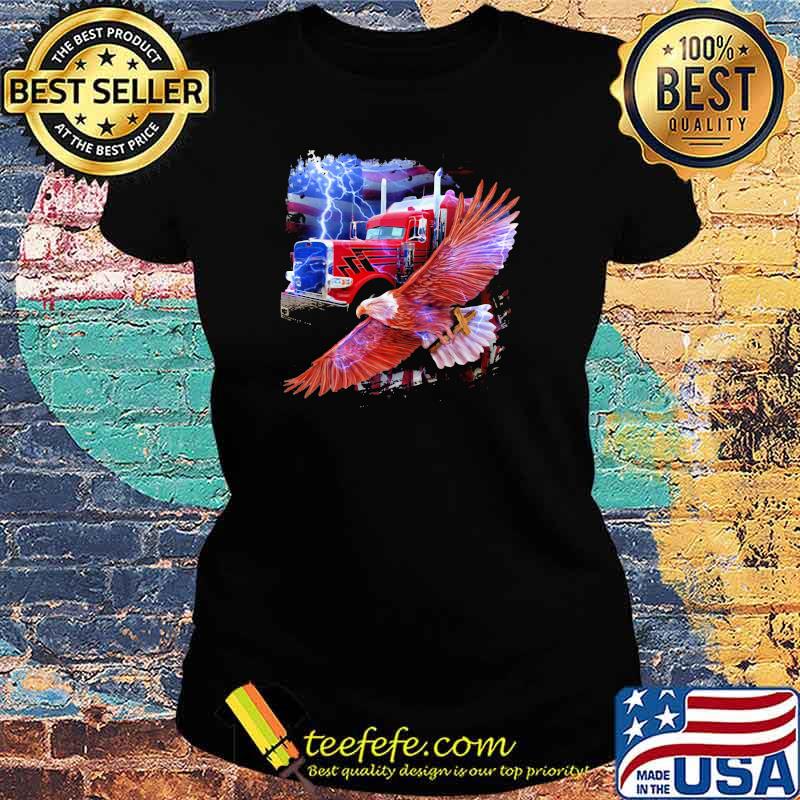 Truck Drive Under God American Eagle Shirt Ladies tee Truck Drive Under God American Eagle Shirt Ladies tee