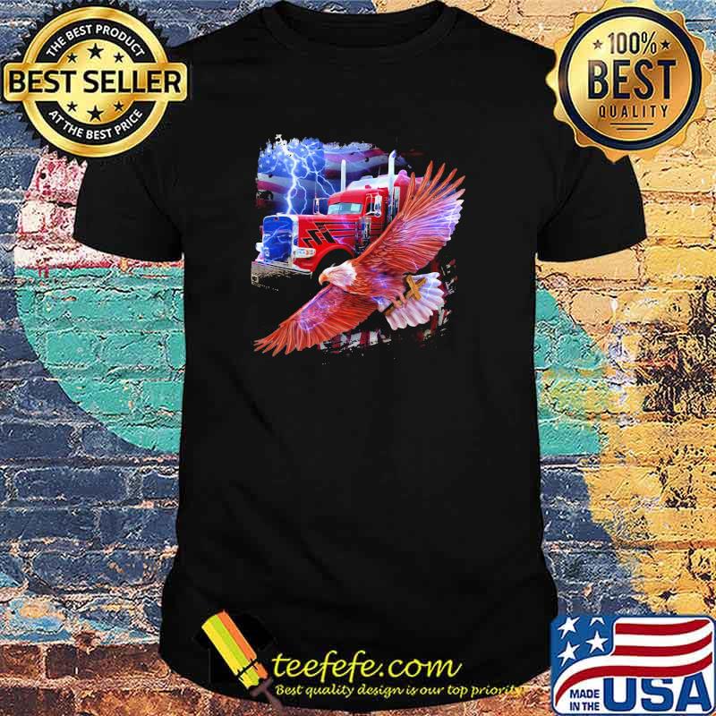 Truck Drive Under God American Eagle Shirt