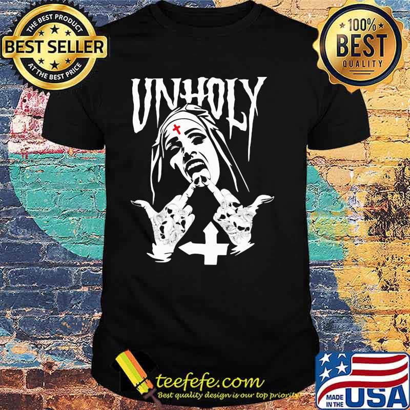 Unholy Nun Skull God Shirt