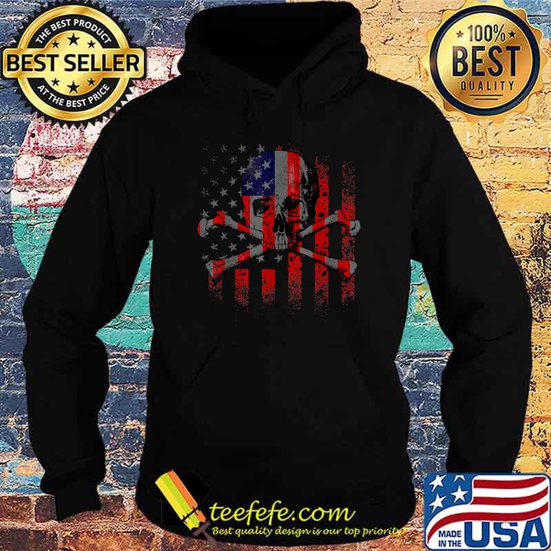USA American Flag Skull Patriotic Shirt Hoodie USA American Flag Skull Patriotic Shirt Hoodie