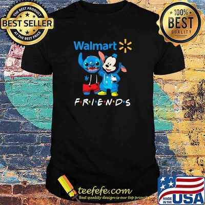 Walmart Stitch And Mickey Friends Shirt