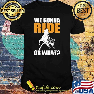 We Gonna Ride Or What Horse Shirt